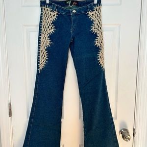 Crochet jeans
